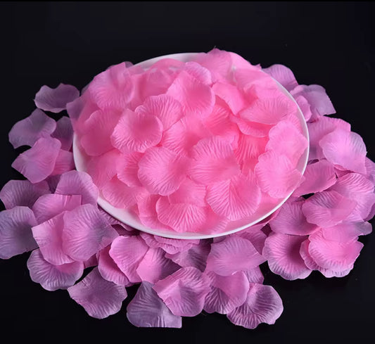 Rose Petals Artificial Silk Flower Red Rose Petals Decor