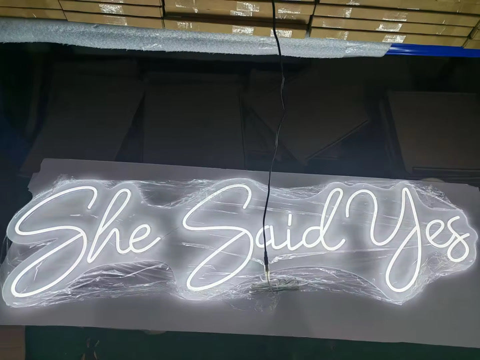 She Said Yes Neon Sign 119*34cm
