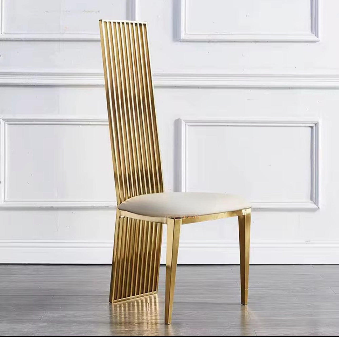 Customized Velvet Vinyl Luxury Modern Dining Chair