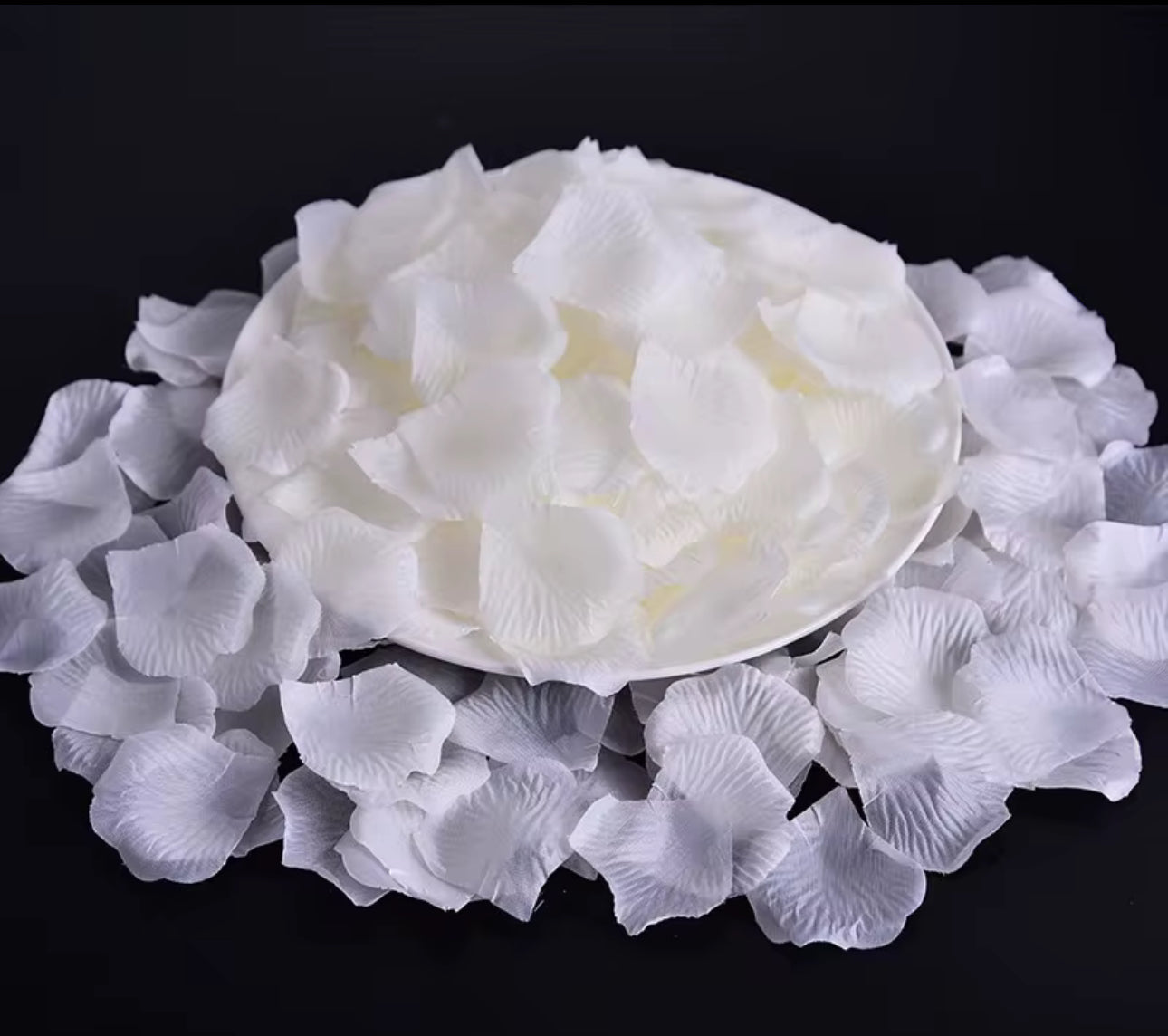 Rose Petals Artificial Silk Flower Red Rose Petals Decor