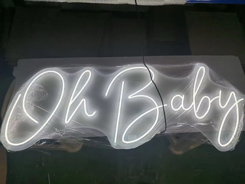 Oh Baby Neon Sign 119*48cm
