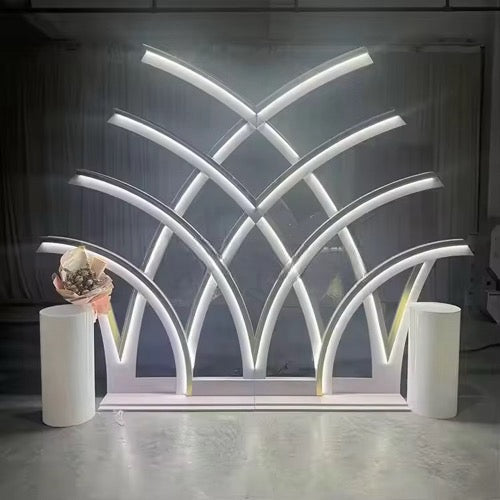 Sparkle Wall Stand with Lights Backdrop Decoration