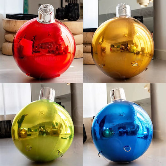 Sizes 16" - 157"  Inflatable Ornament Christmas Sphere Mirror Balloons